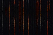 karta s motivem matrix